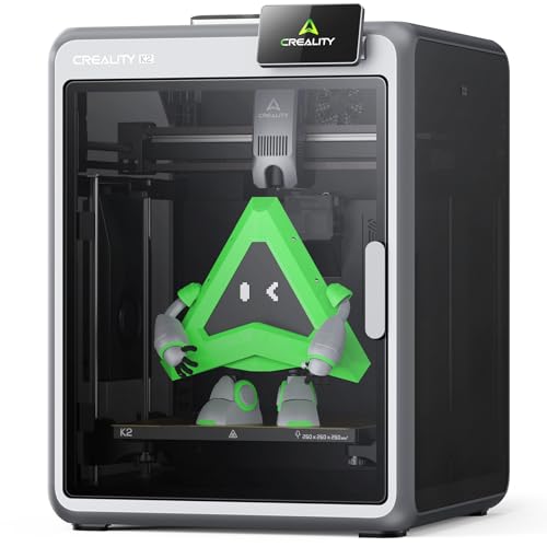 Creality K2 3D Printer, Multicolor Printing High-Speed 600mm/s, Auto Leveling with Smart AI Camera, Rock-Solid Frame, Direct Drive Extruder, Quiet Printing, Build Volume 260 * 260 * 260mm