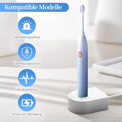 Sonicare Ladegerät für Philips Elektrische Zahnbürste - Ladestation für HX6000 HX8000 HX9000 HX6150 HX6750 HX3000 Serie, Induktions Ersatz Ladegerät