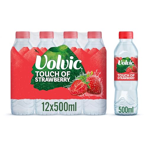 Volvic Touch of Fruit Strawberry Still Flavoured Water Multipack 12 x 500ml