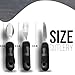 Eating Utensils for Disabled People | adapted Utensils| Universal Cuff Adaptive Utensil Holder |Set of 6 pcs 3 Cutlery & 3 Universal Cuff