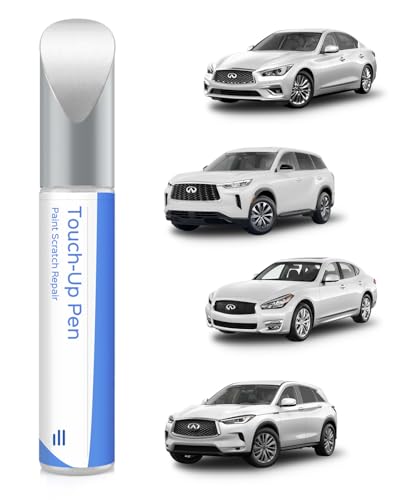 PARTS4EV QAB White Pearl Tricoat Touch Up Paint Compatible with Infiniti Exact Match Chips and Nicks Touch Up