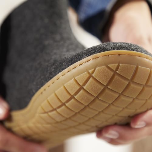 Glerups 100% Gotland Sheep Wool Boot Slipper with rubber sole - Unisex4