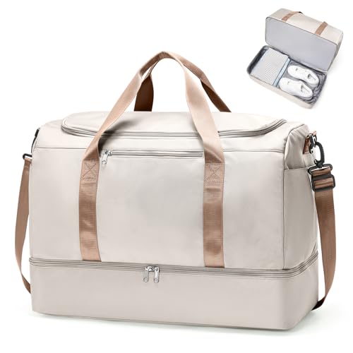 Extra Large Travel Duffel Bag, Carry-On Weekender Bags for Women Travel
