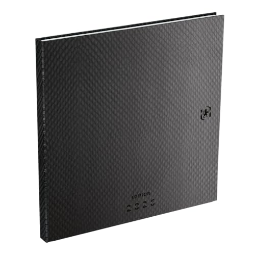 Agenda Oxford Ophio Scolaire Semainier 16x16cm Année 2026 Noir