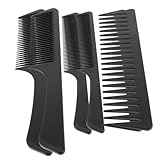 SAFIGLE 6Stücke Teiliges Haarstyling Antistatischer Friseurkamm aus Kohlefaser für Präzises Schneiden Vielseitig Einsetzbar und Langlebig für Professionelle Haarschnitte und Pflege