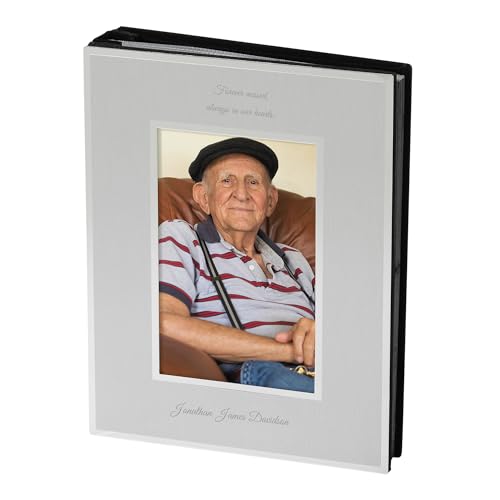 THINGS REMEMBERED Silver 4” x 6” Flat Iron Album (Free Customization)