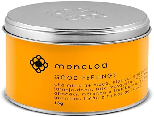 Moncloa Chá Infusão De Frutas Good Feeling | Chá Misto De Maçã Hi...