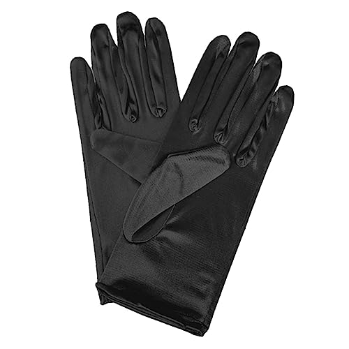 Guantes cortos de satén cómodos para evitar rozaduras en fiestas LABRIMP