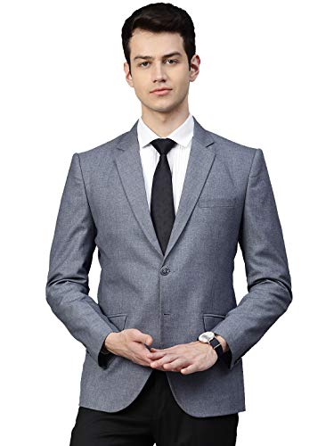 MANQ Men's Slim Fit Single Breasted Blazer