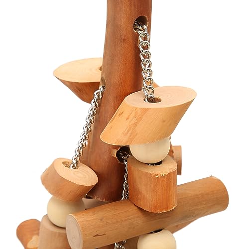 Mbeysaq Brinquedos grandes para mastigar papagaios – Conjunto de brinquedos de mastigar pássaros com