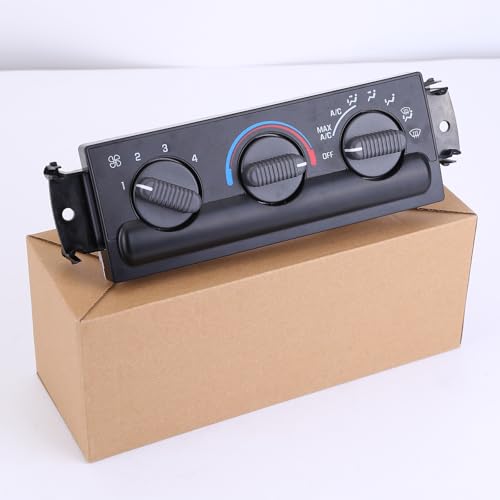 16250545 Heater A/C Control Switch Fit for 1999-2004 S10 & 1999-2002 Sonoma, 2.2L 4.3L Heat A/C Temperature Climate Control Panel Replace OE 09351325 15098964 by dehateo - Image 6