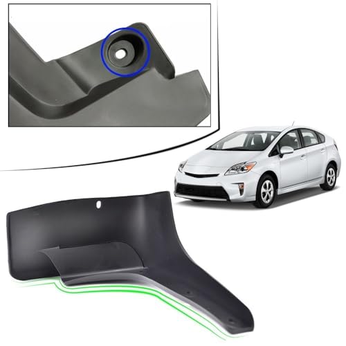 Guardabarros para coche Prius 3 XW30 2010-2015: kit de protectores traseros contra salpicaduras 4
