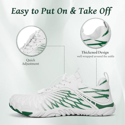 Image of Hike Footwear Barefoot Shoes, Pro Barefoot Shoes Women Men, Athletic Hiking Shoes, Minimalist Water Shoes Breathable Quick Dry Zero Drop Trail Running Shoes with Non-Slip Sole & Wide Toe Box