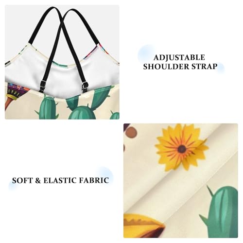 CHIFIGNO Skulls Guitars Beige Bathing Suits Kids Quick Dry Crossback Toddler Swimsuit Girl One Piece 3T3