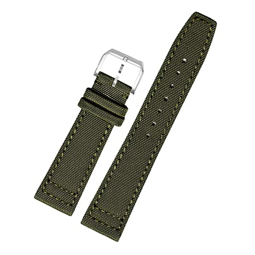 Bracelet de montre en toile nylon et cuir 20mm 22mm interchangeable