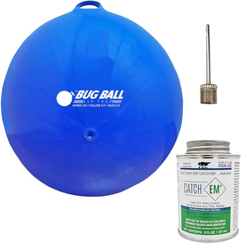 Deer Fly Ball Starter Kit - Odorless Eco-Friendly Biting Fly and Insect Killer with NO Pesticides or Electricity Needed Kid and Pet Safe