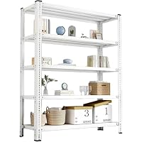 Amazon.co.jp: スチールラック 幅約150cm 4段 奥行約50cm 高さ約150cm 