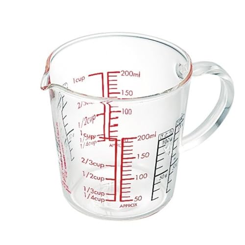 Vaso medidor de vidrio resistente al calor 200 ml miniatura 1