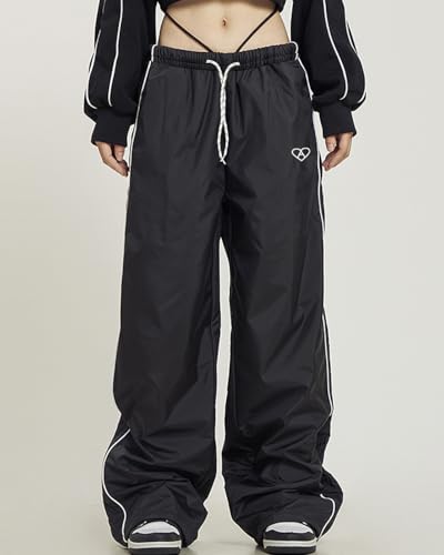 Unisex Y2k Sweatpants Baggy Track Pants Streetwear Joggers Wide Leg Parachute Pants3