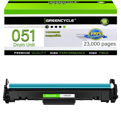 greencycle 051 Substituição Compatível Para Canon 051 Unidade De Tambor Crg051 Kit De Tambor Para Us