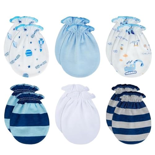 Image of RATIVE Baby Mittens No Scratch, Newborn Gloves 0-6M, Registry Essential
