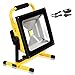 T-SUN 50W LED Work Light, Rechargeable Portable Flood Light, Waterproof Security Emergency Light for Outdoor, Camping, Working