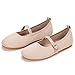 Frank Mully Girls Dress Shoes Mary Janes Girl Flats Slip on Ballet Flat Party School Shoes Nude Toddler/Little Kid/Big Kid