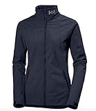 YKK cremallera frontal Helly Hansen W Paramount Softshell Chaqueta, Mujer, Black, L