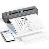 [Tragbarer Mini Drucker A4]: Itari bluetooth drucker ist kompatibel mit Ihren Smartphones oder Laptops, einschließlich iOS und Android Geräten; Drucken Sie jederzeit und überall drahtlos, Plug and Play ohne Wartezeit; Mit klein und kompaktem Design, kann es leicht in Ihre Aktentasche oder Computertasche passen, ideal für Reisen/Auto/Büro/Unterwegs und zu Hause verwenden