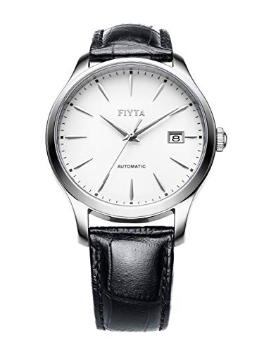 Fiyta Classic Elegance WGA1010.WWB montre bracelet acier blanche homme