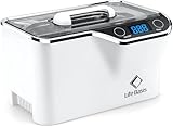 LifeBasis Ultraschallreinigungsgerät 600ml – Digitaler Brillenreiniger mit 5 Modi & LED-Timer, 50W Ultraschallgerät inkl. Korb & Uhrenhalter für Schmuck, Zahnersatz, Brillen, Uhren