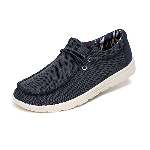 Colgo Men's Slip-On Loafers - Casual, Lightweight, and Stylish Shoes with Comfortable Lace-Up