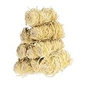 IWOWHERO Charcoal Grills Small Firelighters 50pcs Natural Carbon Wax Sticks for Campfire Starters
