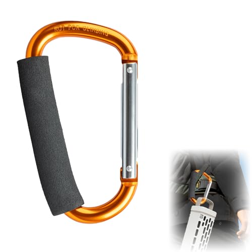TERPINK Carabiner Hook Compatible with Turtlebox Ranger Original and Grande Speakers Aluminum Material Clip Ultra-Strong Outdoor Speaker Attachment for Camping Travel Not for Climbing (Orange)