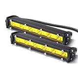 [Aplicación amplia] Se puede usar no solo en diferentes tipos de vehículos, como: Jeep, Heavy Duty, SUV, ATV, UTV, camión, caravana, sino también para diferentes ocasiones de iluminación nocturna, como barcos de pesca, minas, campamentos , jardines, estacionamiento, garaje, ect