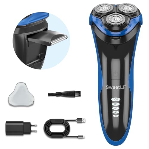 Rasoir Electrique Homme SweetLF rechargeable pour un visage net au bureau ou en voyage