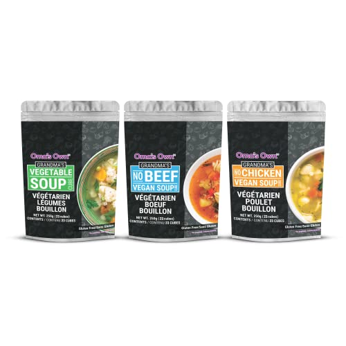 Vegan soup cubes-variety pack