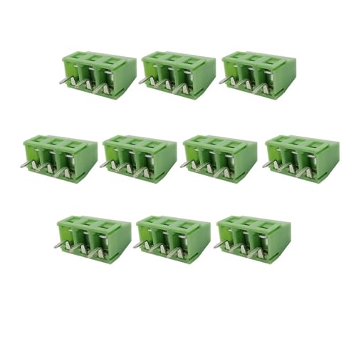 Connecteur à bornier à vis 3Pin KF127 pas 5.0mm pour circuit imprimé PCB