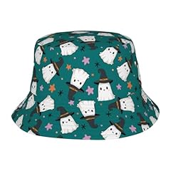 Cute Ghost Wearing Witch Hat