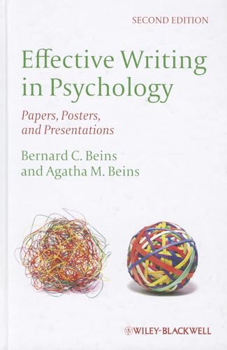 Effective Writing in Psychology: Papers, Posters, and Presentations