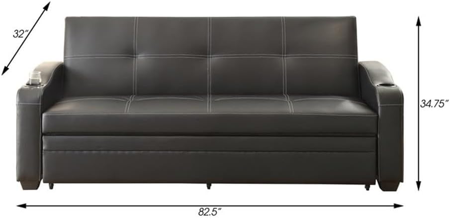 Dimensions of Homelegance 4838 Sofa Bed