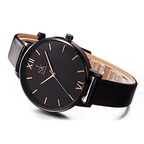 SHENGKE Creative Watch Ultra-Thin Strap Casual Fashion Quartz Minimalist Watch