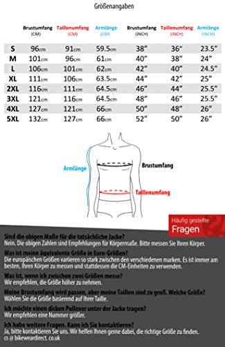 Motorrad-Lederjacke für Herren aus Schaf-Nappaleder von Texpeed