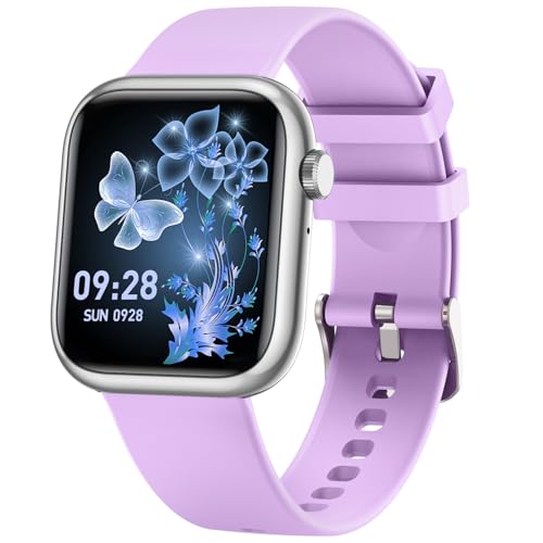 TAOLOON Reloj Inteligente Mujer Smartwatch con Llamada: 1.83'' Digital Smart Watch con Bluetooth Impermeable IP67 Pulsómetro/Monitor de Sueño 123 Deportivos Pulsera Actividad para iPhone iOS Android