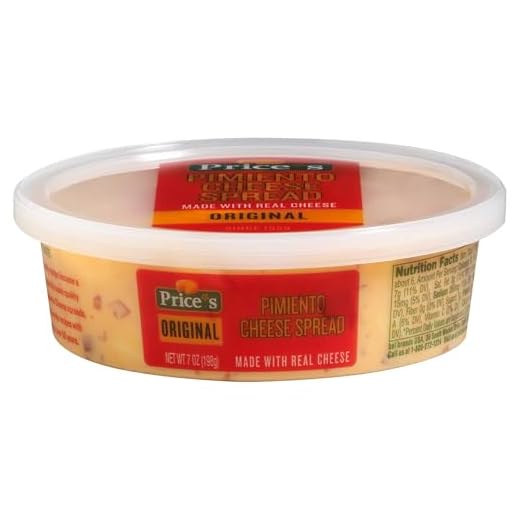 Prices Pimento Cheese Spread, 7 Ounce Cup