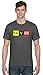 Pilot Expressions Men's AV8R Taxiway Sign T-Shirt (Medium) Dark Heather Grey