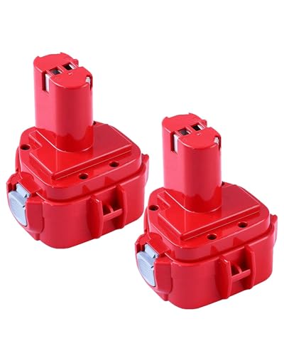 2 X 12V 5000mAh/5.0Ah Akku Ersatzakku für makita Akku 12v PA12 1222 1220 1233 1234 1235 1235F 192696-2 192698-8 192698-A 193138-9 193157-5 Ersatzakku Werkzeugakku