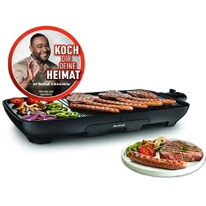 Tefal Malaga Parrilla Grill - Barbacoa eléctrica 1960W Negro