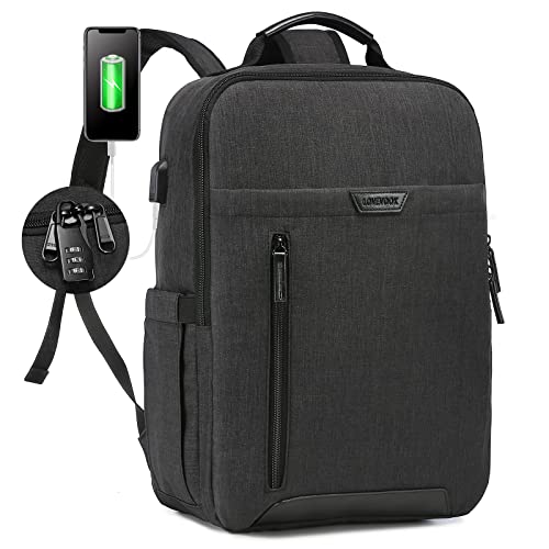 LOVEVOOK-Laptop-Backpack-for-Women-Men-156-InchTravel-Backpack-for-Women-FashionBackpack-Purse-Laptop-Bag-Work-Bag-BookbagsNurse-Teacher-College-School-BackpackBack-Pack-with-USB-PortBlack