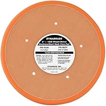 Dynabrade 56236 8"" 203 mm Diameter Non-Vacuum Disc Pad | Hook-Face, Short Nap for Use with Re-attachable Discs | Thick Urethane Medium Density Item